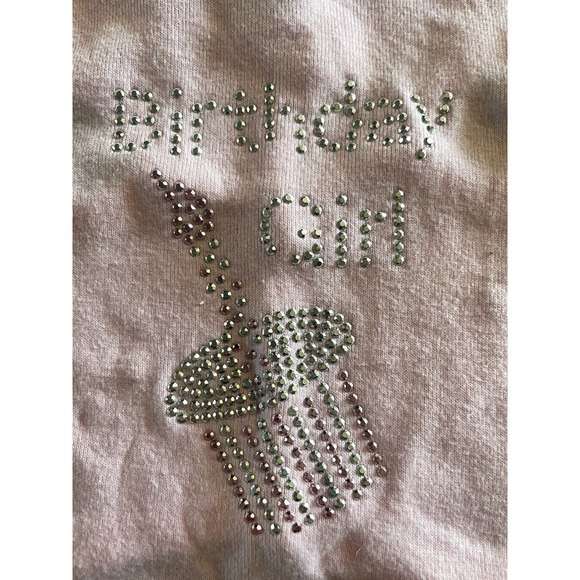 Doggy Style Designs Girl Pink T-Shirt for Dogs Size Small Birthday Girl Tank - Picture 2 of 7